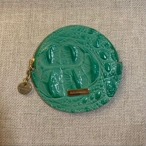 NWOT Brahmin Green Alligator Scale Coin Purse